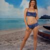 Frilly girly Bandeau Bikini SET