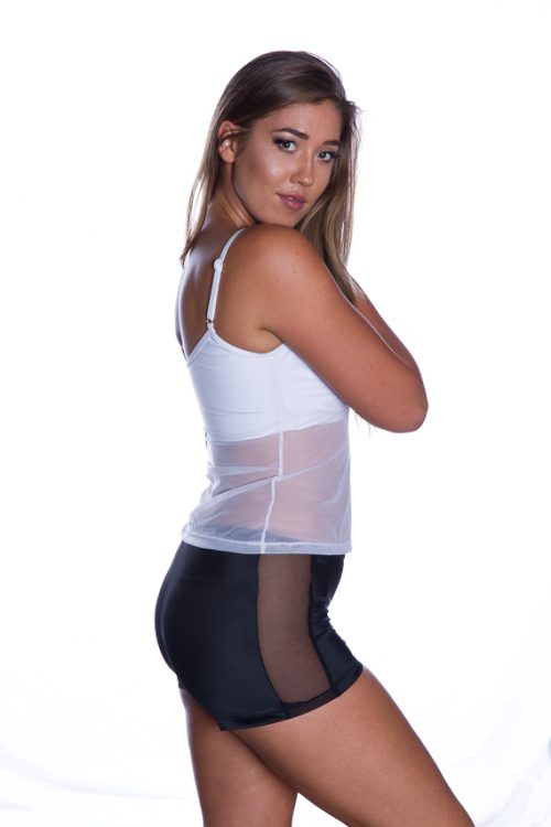 Mesh Sides Boy leg pants