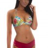 Twisted booster bikini Bra