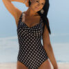E-F Cup underwire one piece swimsuit-Sale