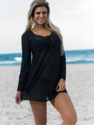Mesh Coverup Shirt
