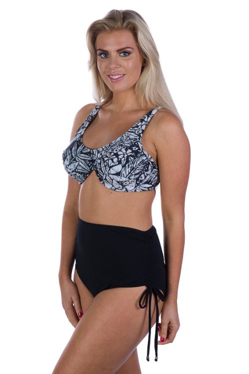 Ruched adjustable sides pants