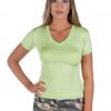 V neck short sleeve  top-Sale