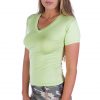 V neck short sleeve  top-Sale
