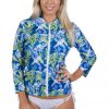 Lycra Rash Shirt Zipped Front