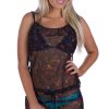 Mesh mini skirt