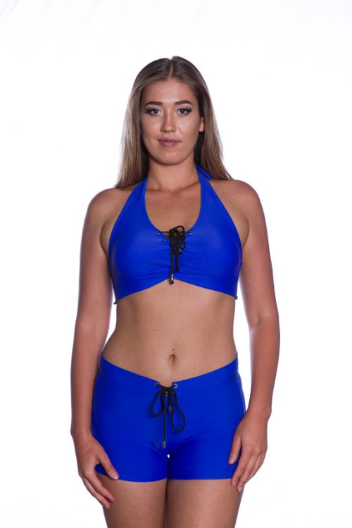 Big bust lace up halter DD plus