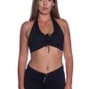 Big bust lace up halter DD plus