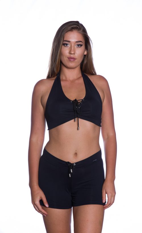 Big bust lace up halter DD plus