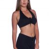 Big bust lace up halter DD plus