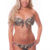 Twisted booster Bow tie Bikini Bandeau Top